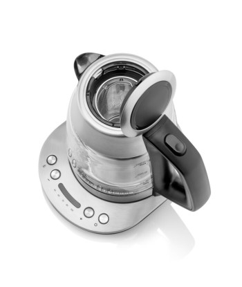ETA, Kettle, Crystela Premium ETA915390000, Electric, 2200 W, 1.5 L, Glass, 360° rotational base, Stainless steel/Glass