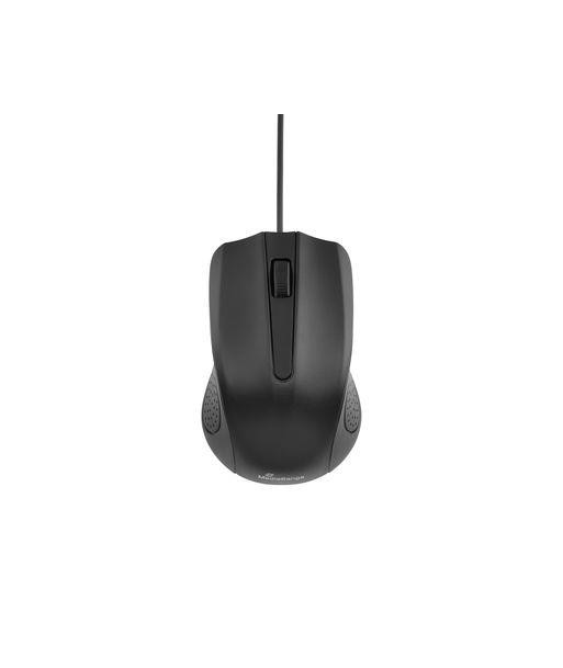 MOUSE USB OPTICAL BLACK/3-BUTTON MROS210 MEDIARANGE