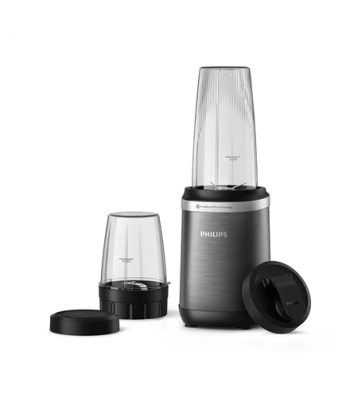 Philips Blender, HR2766/00, Tabletop, 1000 W, Jar material Plastic, Jar capacity 0.7 + 0.3 L, Ice crushing, Black