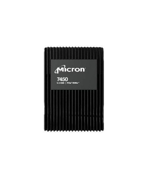 SSD MICRON SSD series 7450 MAX 3.2TB PCIE NVMe NAND flash technology TLC Write speed 5300 MBytes/sec Read speed 6800 MBytes/sec