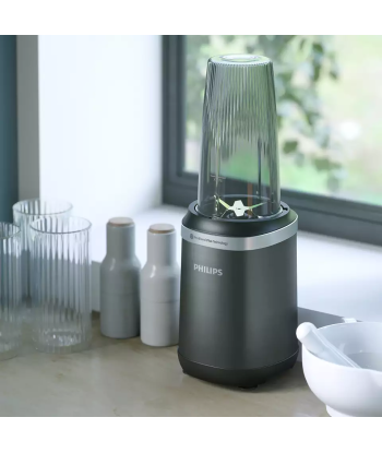 Philips Blender, HR2766/00, Tabletop, 1000 W, Jar material Plastic, Jar capacity 0.7 + 0.3 L, Ice crushing, Black