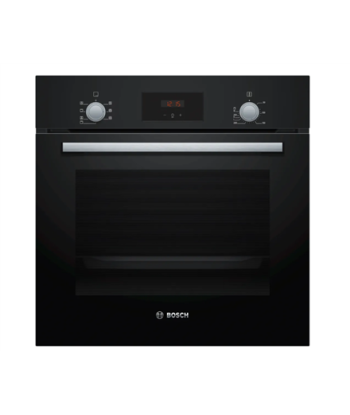 Bosch   Oven   HBF133BA0   66 L   Electric   EcoClean   Knobs   Height 59.5 cm   Width 59.4 cm   Black