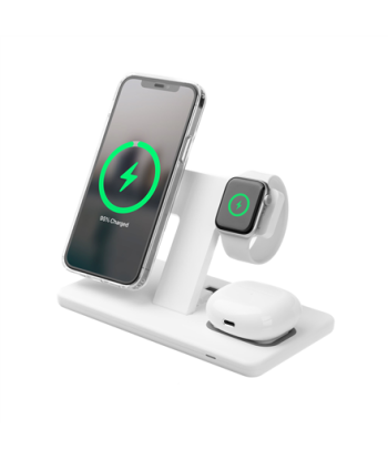 FIXED MagPowerstation - Wireless Charging Stand, White