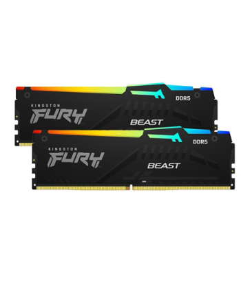 Kingston Fury Beast 16GB DDR5, 6000 MHz, CL30, 288-Pin, DIMM Kit (8GB x 2)