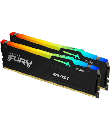 Kingston Fury Beast 32GB DDR5, 6400 MHz, CL32, 288-Pin, DIMM Kit (16GB x 2)