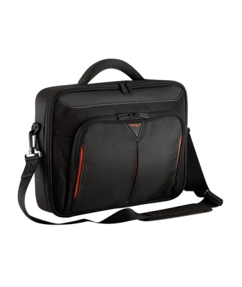 Sülearvuti kott Targus Classic+ Fits up to size 15.6 ", Black/Red, Shoulder strap, 