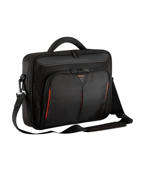 Targus Classic+ Fits up to size 15.6", Black/Red, Shoulder strap, Messenger - Briefcase