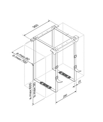 PC ACC DESK MOUNT 20KG/CPU-D025BLACK NEOMOUNTS