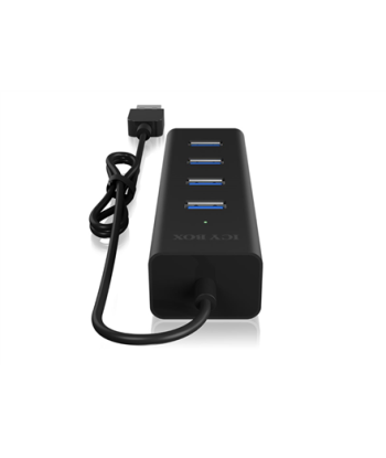 Raidsonic | 4 port USB 3.0 hub | IB-HUB1409-U3