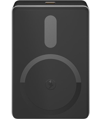 Magnetic Wireless Power Bank, 70183, 10000 mAh, USB-C, Black