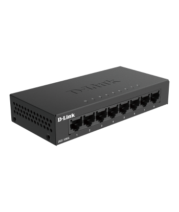 D-Link, Switch, DGS-108GL/E, Unmanaged, Desktop, 1 Gbps (RJ-45) ports quantity 8, 60 month(s)