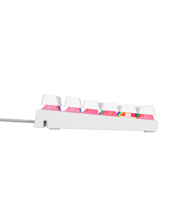 THOR 303 Белая Механическая Игровая Клавиатура - Переключатели Outemu Peach Silent