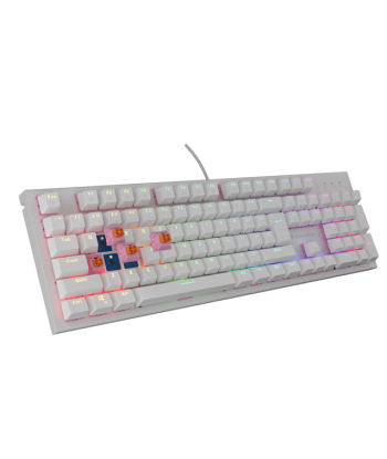 Thor 303 Механическая игровая клавиатура - Белая, переключатели Outemu Peach Silent