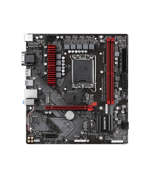 Gigabyte B760M GAMING DDR4 1.0 M/B Processor family Intel, Processor socket  LGA1700, DDR4 DIMM, Memory slots 2, Supported hard 