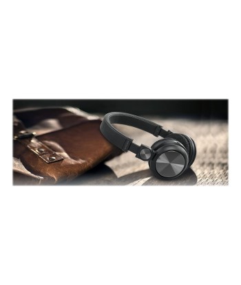 Беспроводные накладные наушники Muse M-276BT - черные