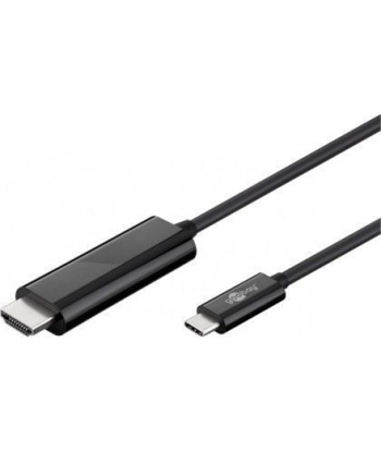 Goobay Black USB-C male HDMI male (type A) USB-C to HDMI 1.8 m