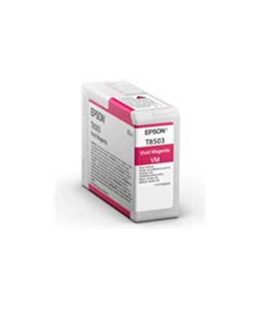 Epson T85030N Singlepack ink, Vivid Magenta Epson Epson T8503 Epson T8503 - vivid magenta - original - ink cartridge