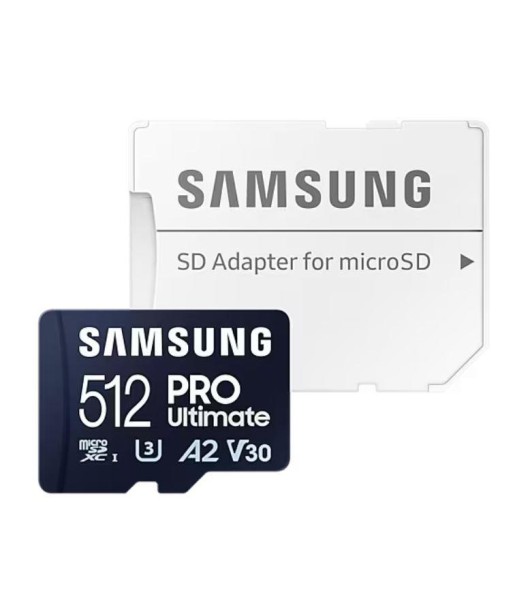 Samsung 512GB MicroSDXC Mälukaart Adapteriga Samsung 512GB MicroSDXC Mälukaart Adapteriga
