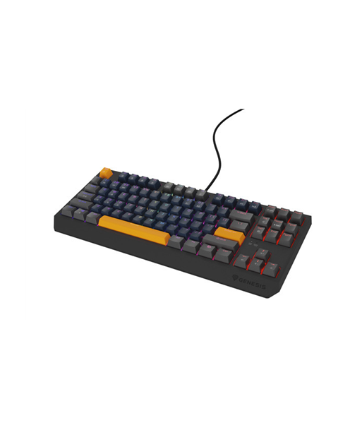 THOR 230, Mechanical Gaming Keyboard, Wired, US, Naval Blue Positive, USB Type-A, Outemu Panda
