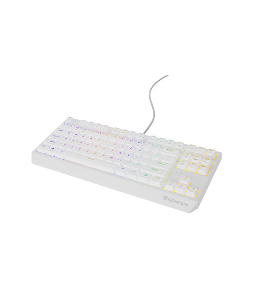 THOR 230, Mechanical Gaming Keyboard, Wired, US, White, USB Type-A, Outemu Brown