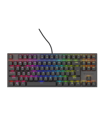 THOR 303, Mechanical Gaming Keyboard, Wired, US, Black, USB Type-A, Outemu Peach Silent