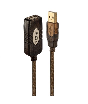 Lindy USB 2.0 Active Extension Cable 10m with Hub