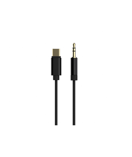 Cablexpert USB-C to 3.5mm AUX Cable - Black, 1.5m Cablexpert USB-C to 3.5mm AUX Cable - Black, 1.5m