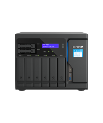 QNAP 8-Bay desktop NAS TS-855X-8G Intel Atom C5125 8-core Processor frequency 2.8 GHz 8 GB