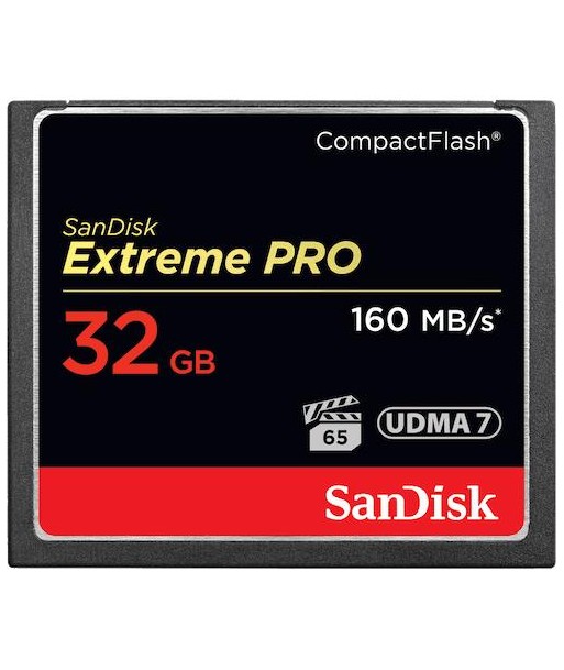 SanDisk 32GB Extreme Pro CompactFlash Memory Card (SDCFXPS-032G-X46) SanDisk 32GB Extreme Pro CompactFlash Memory Card (SDCFXPS-032G-X46)