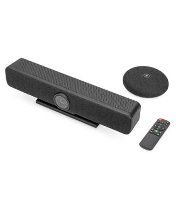 Digitus 4K All-in-One Video Bar Pro – Video Conference System, Black/Gray