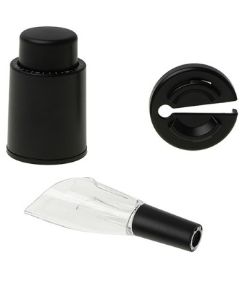 Elegant Wine Opener Set - Black | CR 4510