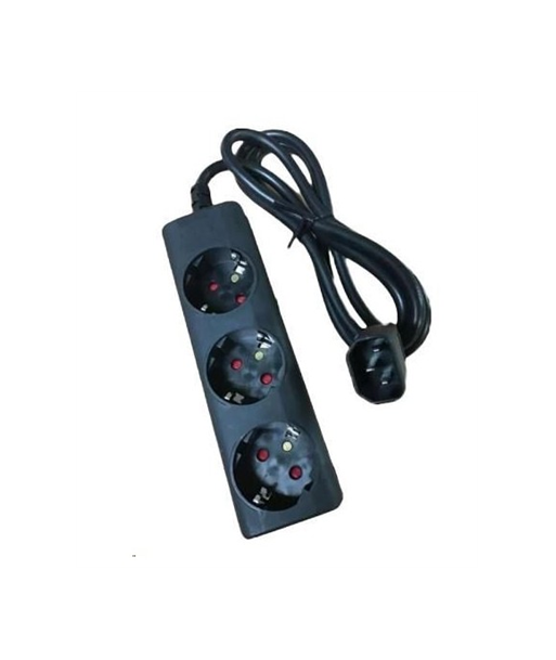 Eaton Eaton Output cable IEC-Schuko 10A C14 - 3x Schuko-Box 1010081 Sockets quantity 3, 1.7 m Eaton Eaton Output cable IEC-Schuko 10A C14 - 3x Schuko-Box 1010081 Sockets quantity 3, 1.7 m
