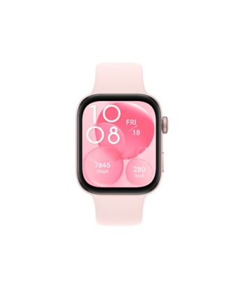Huawei WATCH Fit 3 (Pink) - Elegant Smartwatch with AMOLED Display