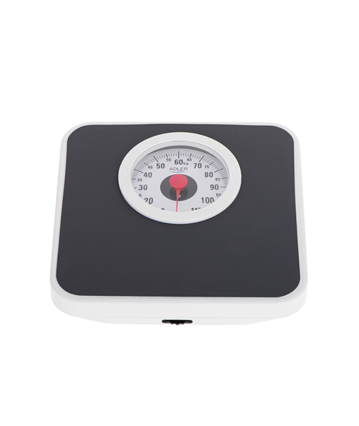 Adler AD 8178 Mechanical Bathroom Scale - 120kg Capacity, Black