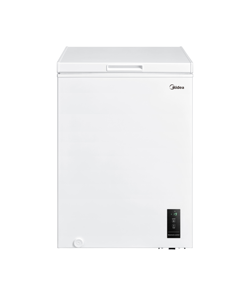 Midea Freezer, MDRC152FEE01, Energy efficiency class E, Chest, Free standing, Height 85 cm, Total net capacity 99 L, White