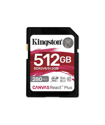 SDXC II V60 React Plus SDR2V6/512GB 512 GB SDXC Flash memory class Class 10, UHS-II, U3, V60