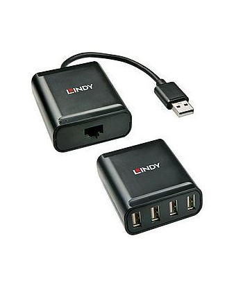 Lindy I/O Extender USB 2.0 по CAT6 до 60м
