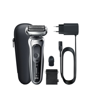 Бритва Braun 71-S1000s Operating time (max) 50 min Wet & Dry Silver/Black