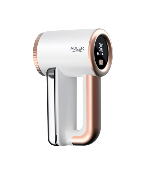 Adler AD 9617 Rechargeable Lint Remover - White/Gold Adler AD 9617 Rechargeable Lint Remover - White/Gold