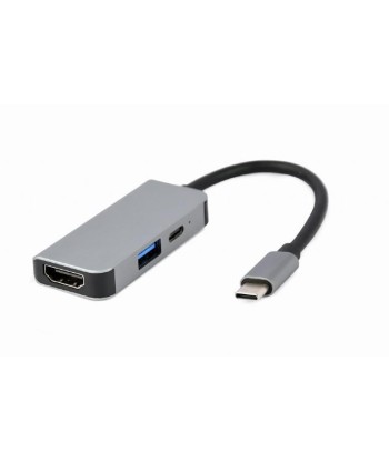 I/O ADAPTER USB-C TO HDMI/USB3/3IN1 A-CM-COMBO3-02 GEMBIRD