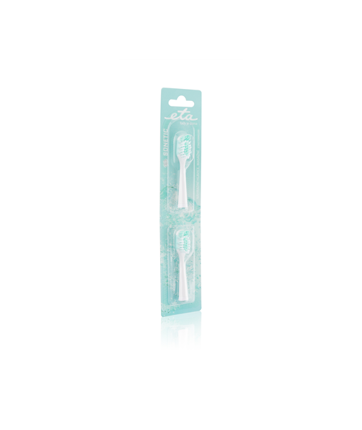 ETA, Toothbrush replacement for ETA0709, Heads, For adults, Number of brush heads included 2, Number of teeth brushing modes