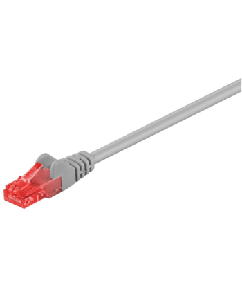 Goobay 68444 CAT 6 patch cable, U/UTP, grey, 10 m Goobay