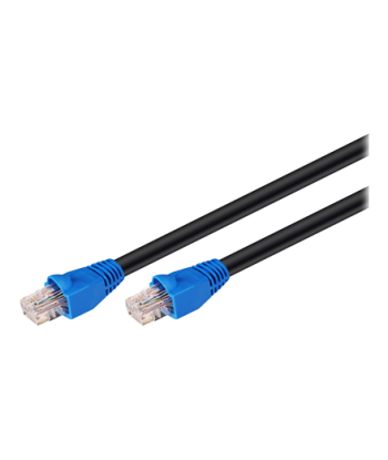 Goobay CAT 6 Outdoor Patch Cable, U/UTP, 20 m, Black