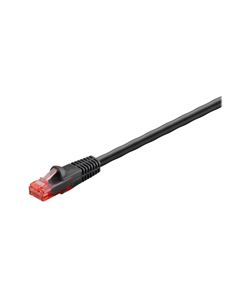 Goobay CAT6/CAT6A наружный патч-кабель, U/UTP, 15 м, черный Goobay CAT6/CAT6A наружный патч-кабель, U/UTP, 15 м, черный
