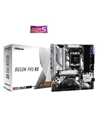 Mainboard ASROCK AMD B650 SAM5 Micro-ATX Memory DDR5 Memory slots 4 1xPCI-Express 3.0 16x 1xPCI-Express 4.0 16x 1xM.2 1xHDMI