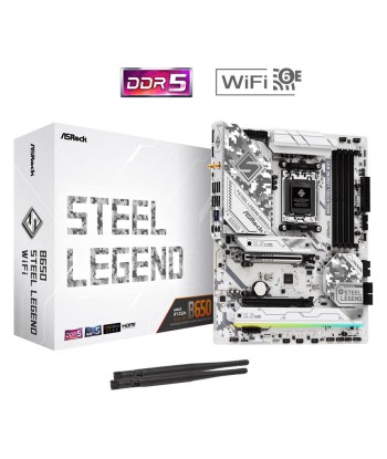 Mainboard ASROCK AMD B650 SAM5 ATX Memory DDR5 Memory slots 4 1xPCI-Express 3.0 16x 1xPCI-Express 4.0 1x 1xPCI-Express 5.0 16x