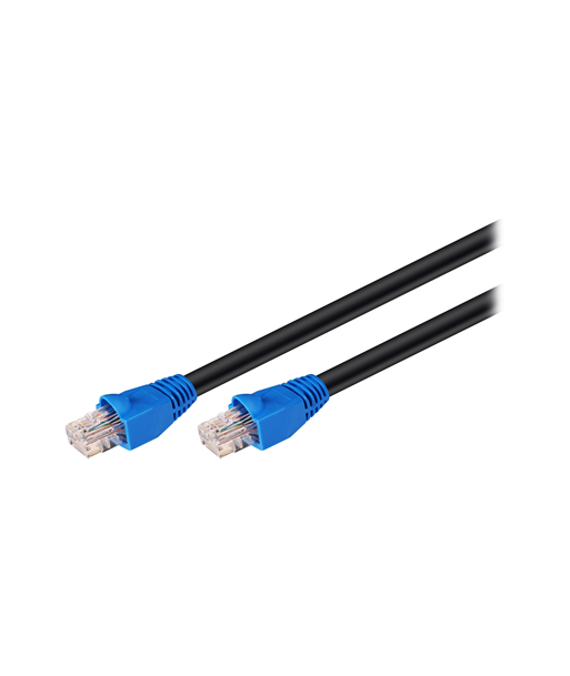 Goobay CAT 6 Outdoor Patch Cable, U/UTP, 75 m, Black