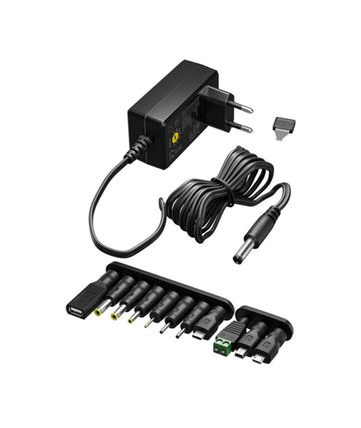 Goobay Universal Power Supply 3-12V, 27W, 2.25A - Black