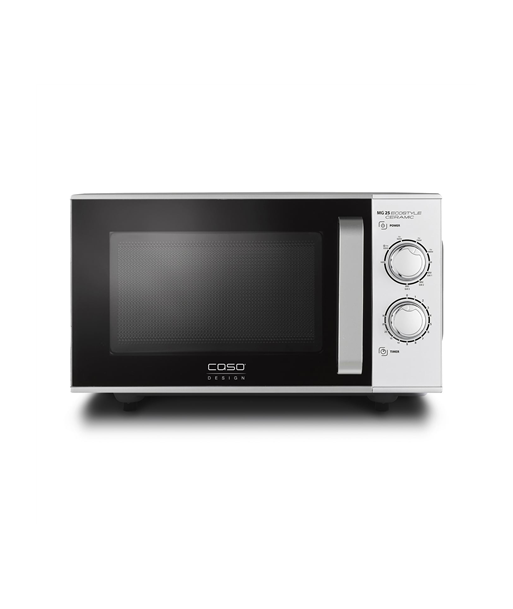 Mikrolaineahi Caso, Ceramic with Grill, MG 25 Ecostyle, Free standing, 25 L, 900 W, Grill, Silver