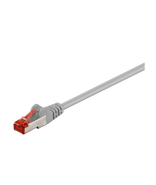 Patch Cable, 50889 CAT 6 S/FTP, PVC AWG 28/7, Cable length: 5 m, Grey